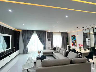 4 Bedroom Fully Furnished Terrace Duplex with BQ — Ikate, Lekki, Lagos