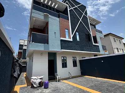 Tastefully Finished 4 Bedroom Semi Detached Duplex with a Room BQ — Gbagada, Lagos