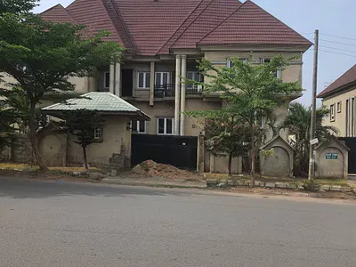 Twin 5 Bedroom Duplex — Major Road, Just Before Azman Filling Station, Gwarinpa, Abuja