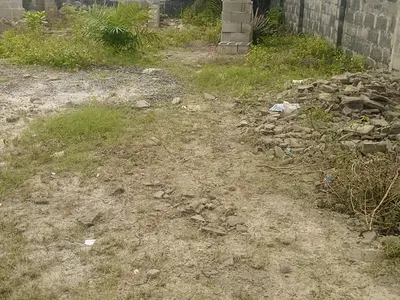 . a 3129SQM (4 Plots of Land) All Fenced and Divided in Built Up Area — Mopo Area, Okun-Ajah, Ajah, Lagos