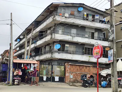 An Old 3 Storey Building Comprising 2 Bedroom Flats — Yaba, Lagos