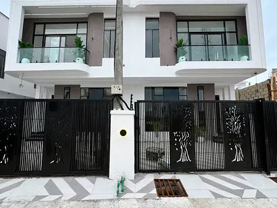 Lovely 4 Bedroom Semi Detached with Detailed Finishing & a BQ — Ikota, Lekki, Lagos