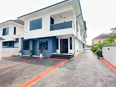 Luxury 5 Bedroom Duplex with BQ, Cinema Room, Home Office & Solar — Ajah, Lagos