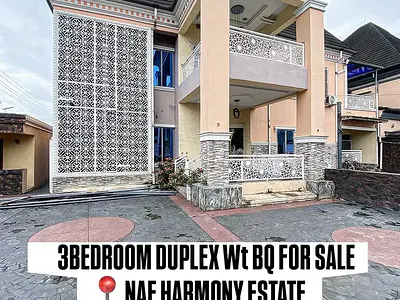 3 Bedroom Duplex WT Security House & BQ — Naf Harmony Estate, Eliozu, Port Harcourt, Rivers