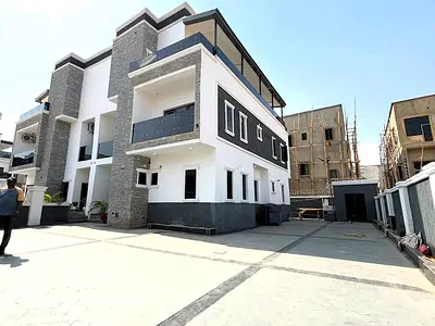 Newly Completed 4 Bedroom Semi Detached Duplex with a Room Boys Quarter — Life Camp, Abuja