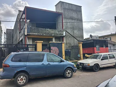 Uncompleted Building with a Big Hall and 12 Rooms for a Hotel — Ibikunle Street Off UNILAG, Yaba, Lagos