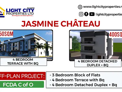 Estate Plot for Sale at Jabi Abuja — Jasmine Chatêau Dakibiyu Jabi Abuja, Utako, Abuja