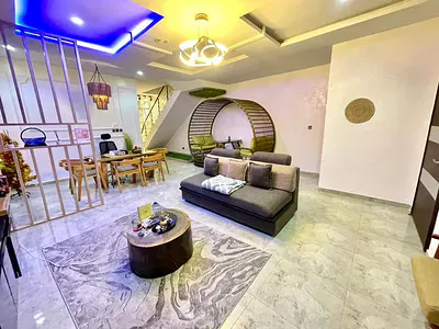 Serviced 4 Bedrooms Semi-Detached House with BQ — Lekki, Lagos