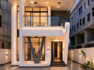 Ultra-Chic Contemporary Designed 5 Bedroom Detached House with Pool — Lekki, Lagos