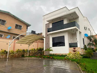 Fully Furnished 5 Bedroom Detached Duplex with a BQ — Awuse Estate, Opebi, Ikeja, Lagos