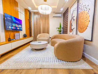 Deegliders Lucian 1 Bedroom Apartment with PS5 and Private Balcony — Lekki, Lagos