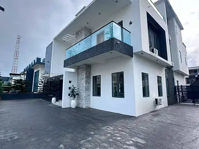 Contemporary 5 Bedroom Detached Duplex with Two Rooms Penthouse — Lekki, Lagos