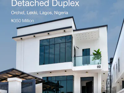 Luxury 5 Bedroom Detached Duplex + BQ — Orchid, Lekki, Lagos