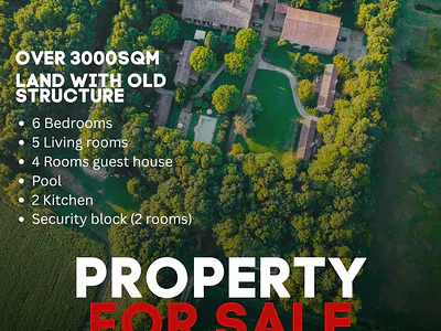 Residential Plot of Land with Old Structure Available Over 3000SQM in — Maitama District, Abuja