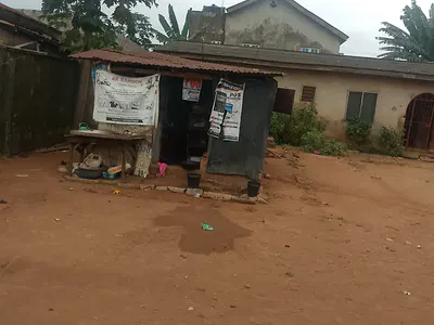 A 600SQM Land with a Demolishable 3bedrm Bungalow Fenced Round — At Tajubelo Area of Toyin, Iju-Ishaga, Ogun State, Ifo, Ogun