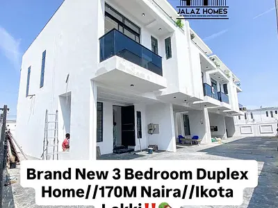 Brand New 3 Bedroom Semi Detached Duplex — Lekki, Lagos