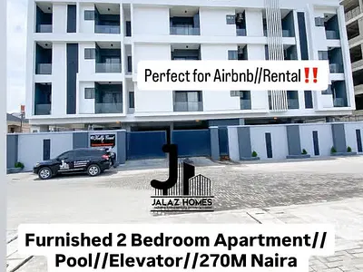 Brand New Fully Furnished 2 Bedroom Apartment — Lekki, Lagos