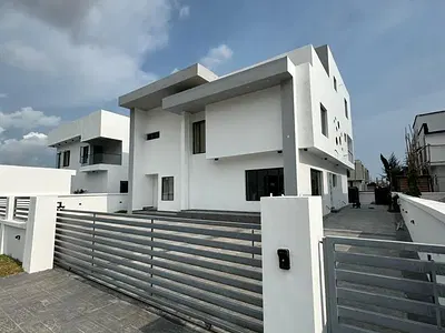 5 Bedroom Detached House with a Room BQ with Ample Parking Space — Ajah, Lagos
