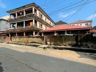 Two Storey Building and Boy's Quarteravailable in a Good Area — Yaba, Lagos