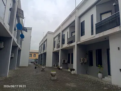 3 Bedroom Furnished, with Solar and BQ Terrace Duplex — Ajah, Lagos