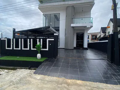 Luxury 5 Bedroom Fully Detached Home with Pool, Gym — Sangotedo, Ajah, Lagos
