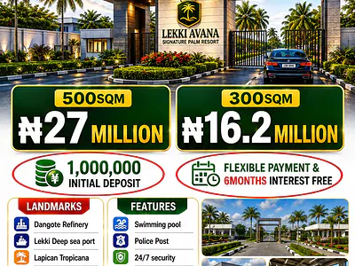 Several Plots of Land — Lekki Avana Signature Estate, Eleranigbe, Ibeju Lekki, Lagos