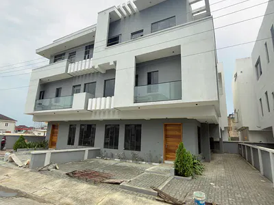 Lovely 5 Bedroom Semi Detached Duplex with a BQ — Osapa, Lekki, Lagos