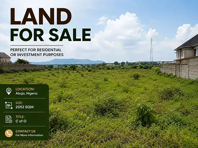 Mixed Use Land 2052 SQM — Jabi, Abuja