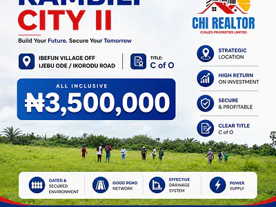 Land — Ibefun Village, Off Ijebu-Ode/Ikorodu Road/Kambili City Ii, Ijebu Ode, Ogun