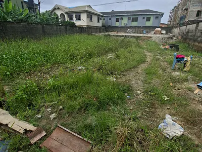 Dry Full Plot on Interlocking Street — Off Grandmate, Ago Palace, Isolo, Lagos