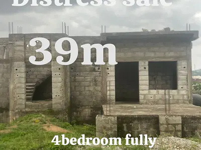4 Bedroom Fully Detached Duplex for Sale (Carcass) — Pyakasa, Lugbe District, Abuja