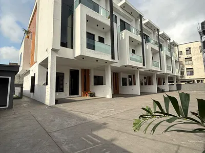 Brand New 4-Bedroom Terrace + BQ — Images Available as Video Clip, Osapa, Lekki, Lagos