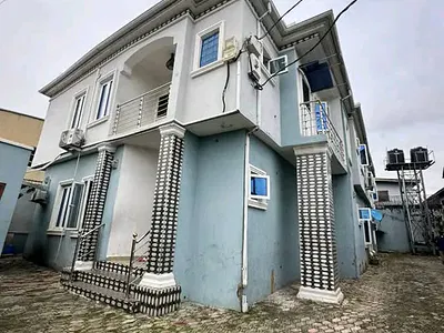 Twins Duplex of 4-Bedroom with 2 Living Room Each on 407 Square Meter — Ikeja, Lagos