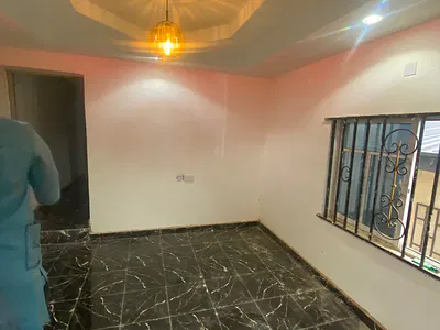 A Spacious Room and Parlor — Victory Estate, GSM Alomg Lucky Fiber Road, Ikorodu, Lagos