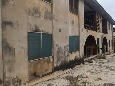 3 Bedroom Flat No Tiles, Well Water Close to the Main Road — SDP, Wema Area, Alakia, Ibadan, Oyo