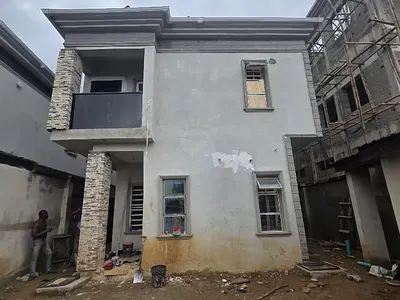 Newly Built 4-Bedroom Detached Duplex with BQ. — Ilupeju, Lagos
