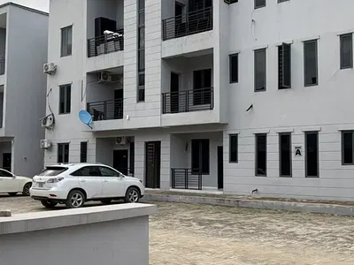 Newly Built 1-Bedroom Apartment Open Plan Kitchen — Songotedo, Ajah, Lagos