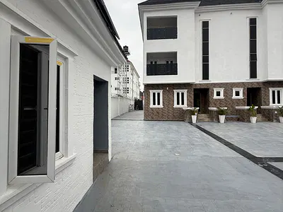 5 Bedroom Terraced Duplex + 2 Parlors with BQ Tarred Road All Through — Mabushi, Abuja