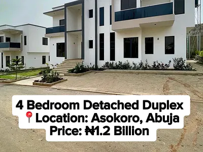 Beautifully Finished 4 Bedroom Detached Home Nestled Within a Well Pre — Asokoro District, Abuja