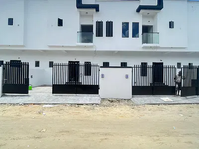 Exquisite 3 Bedroom Terraced Duplex with BQ (Self Compound) — General Paint, Ajah, Alasia, Ajah, Lagos
