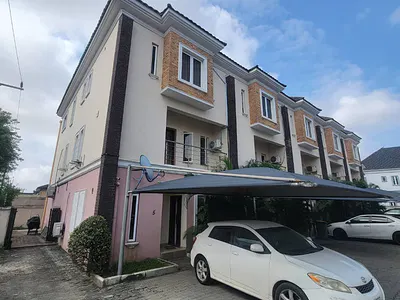 Fully Serviced 5 Bedroom Terraced Duplex with Swimming Pool — Off NNPC Road, Osapa, Lekki, Lagos