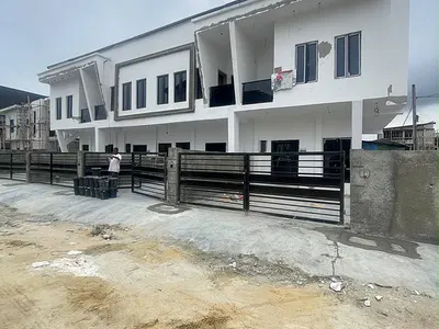 Self Compound 2 Bedroom Terrace Duplex with BQ — Sangotedo, Ajah, Lagos