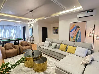 3 Bedroom Furnished and Serviced Flat with Swimming Pool — Oniru, Victoria Island (VI), Lagos