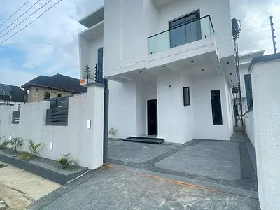 Exclusive 4 Bedroom Fully Detached Duplex with a Room BQ — Sangotedo, Ajah, Lagos