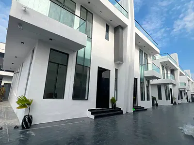 Newly Built 5-Bedroom Shared Compound Semi-Detached Duplex with BQ — Lekki, Lagos
