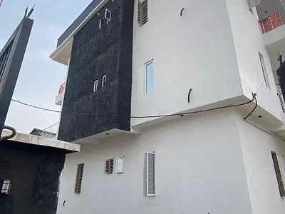 Brand New 2 Bedroom Apartment in a Secured Estate, Flood Free — Thera Miracle Zone Estate, Sangotedo, Ajah, Sangotedo, Ajah, Lagos