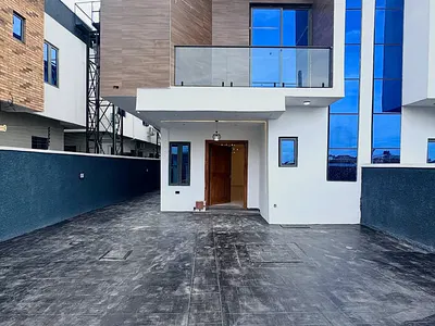 Contemporary 4-Bedroom Semi-Detached Duplex with a BQ & Swimming Pool — Ajah, Lagos