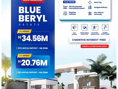 Blue Beryl Estate — Ibeju Lekki, Lagos