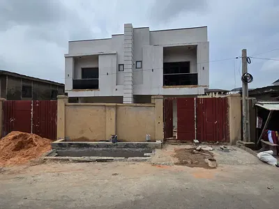 3 Bedroom Semi Detached Duplex with a Room BQ — Ogba, Ikeja, Lagos