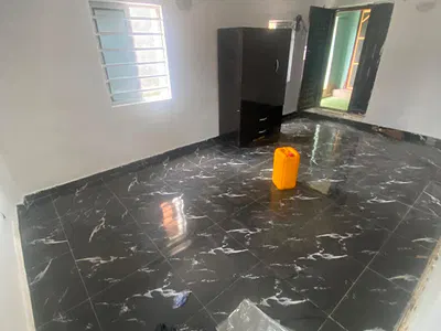 Clean 2 Bedroom Flat Ground Floor with Pop 3 Toilets and Cabinet — Ogba, Ikeja, Lagos